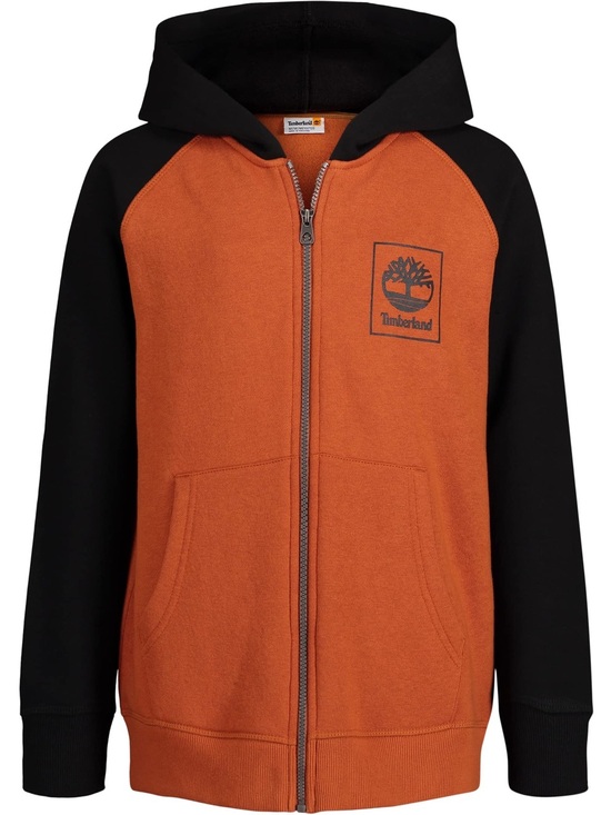 Timberland Other - Timberland Kids Orange and Black Full-Zip Hoodie